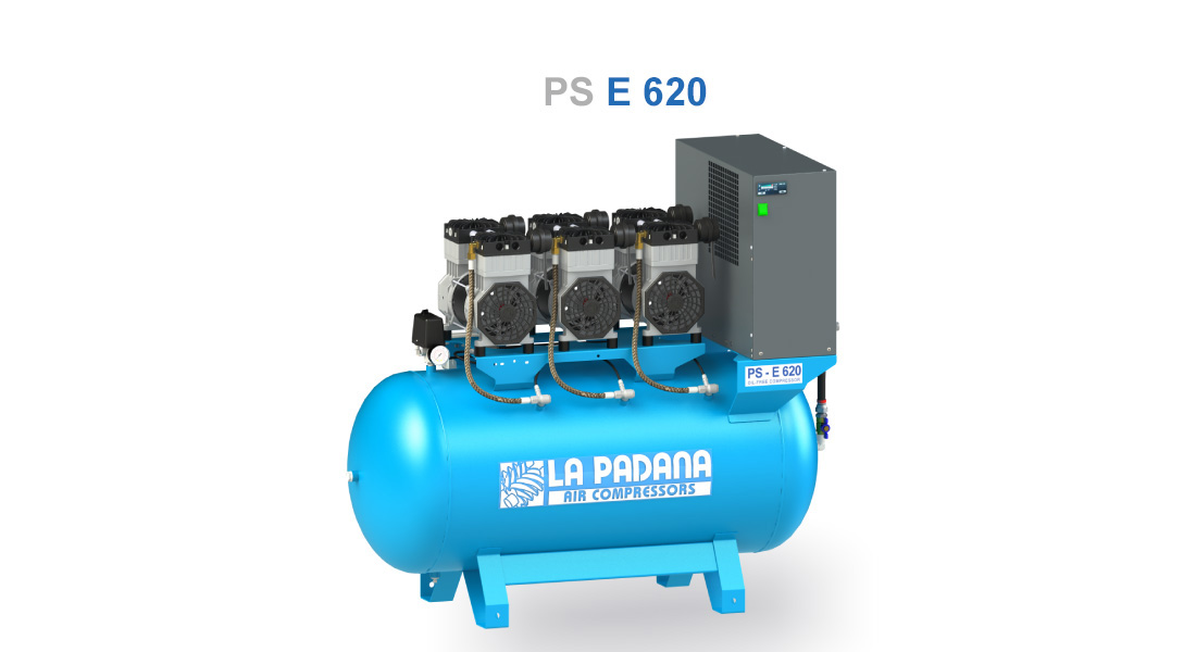 Компрессор с горизонтальным ресивером ps-e620